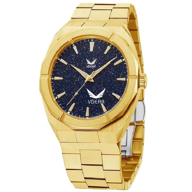 VDEAR Blue Starry Sky Men's Watch - High Quality Swiss Quartz 1