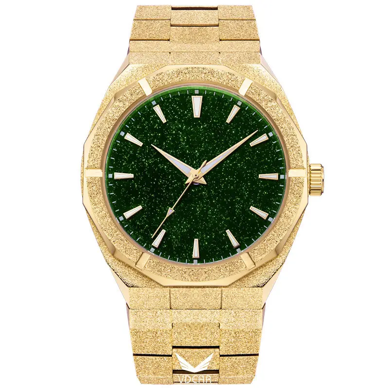 Elegant Quartz Watch with Customizable Starry Sky Dial 1