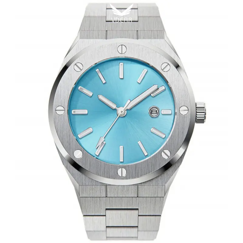 Ljusblå urtavla Quartz Dress Watch 1