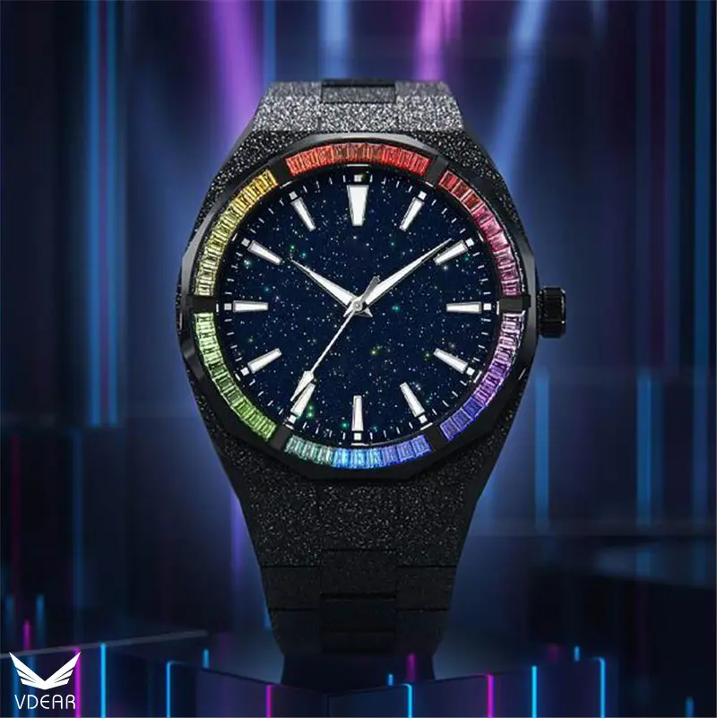 High Quality Quartz Watches: Customizable Starry Sky Circle Watch 1