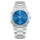 VDEAR Mens Luxury Quartz Dress Watch - Silver Case, Blue Dial, Waterproof 1
