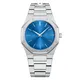 VDEAR Men's Luxury Quartz Watch - Silver Case, Blue Dial 1