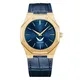 VDEAR Minimalist Automatic Quartz Watch with Silver Case and Blue Dial 1