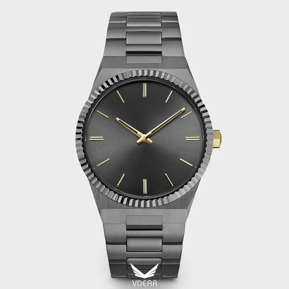 VDEAR Men's Luxury Quartz Watch - High Quality, Simple, Customizable 1