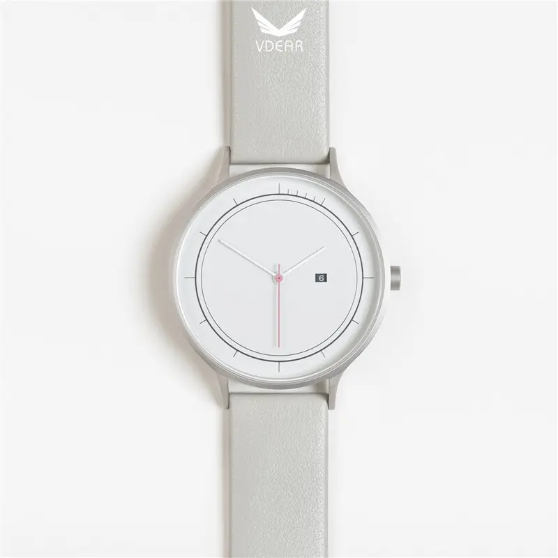 VDEAR Custom Logo Quartz Watch - Business Fashion Simple & Waterproof 1