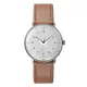 VDEAR Minimalist Leather Strap Quartz Bracelet Watch with Calendar 1