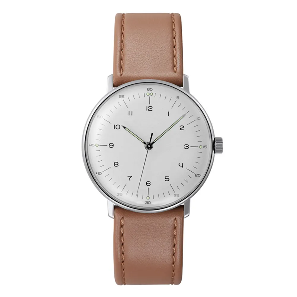 VDEAR Quartz Gents Watch - Customizable Luxury Calendar Wristwatch 1