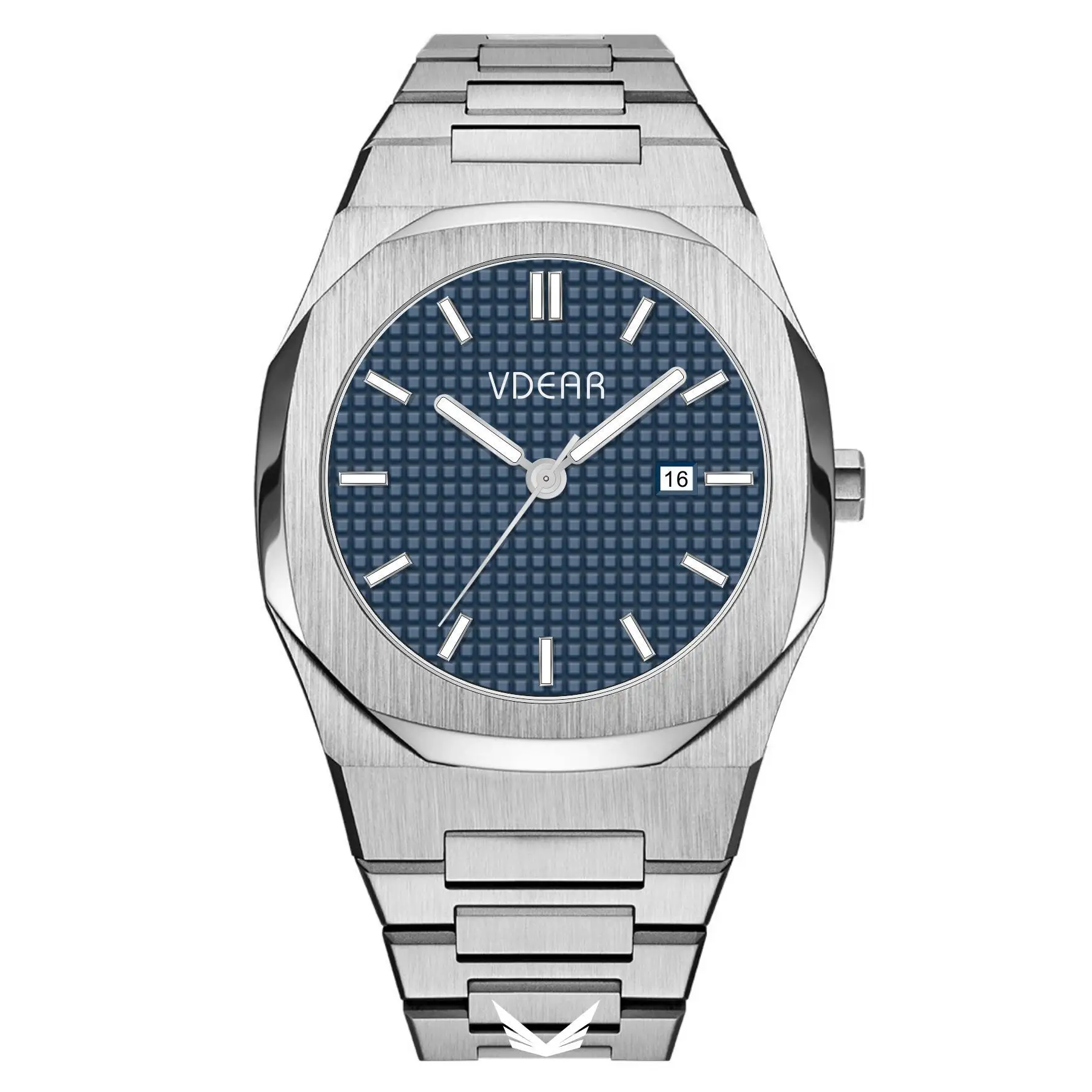 Minimal Stainless Steel Men's Watch, 3ATM Water Resistant, Quartz Movement 1