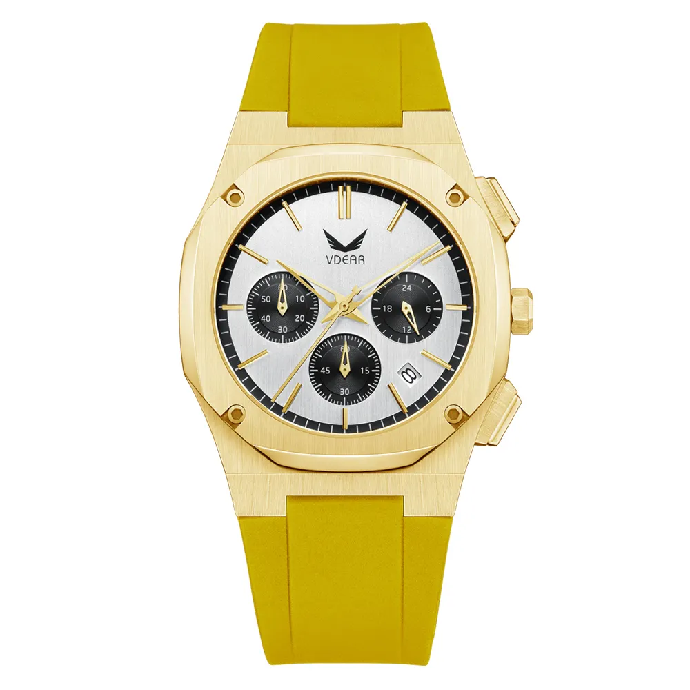 Luxury Men's Quartz Watch with Waterproof Design 1