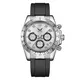 Vdear 40mm Steel Bezel Chronograph Watch with Luminous Calendar & Diamonds 1