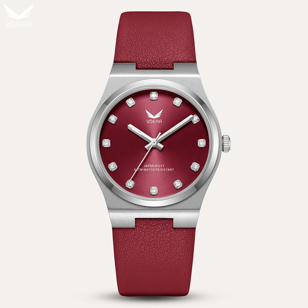VDEAR Quartz Crystal Watch: Elegant and Precise 1