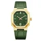 VDEAR Automatic Men's Watch with Leather Strap & Gold Case 1