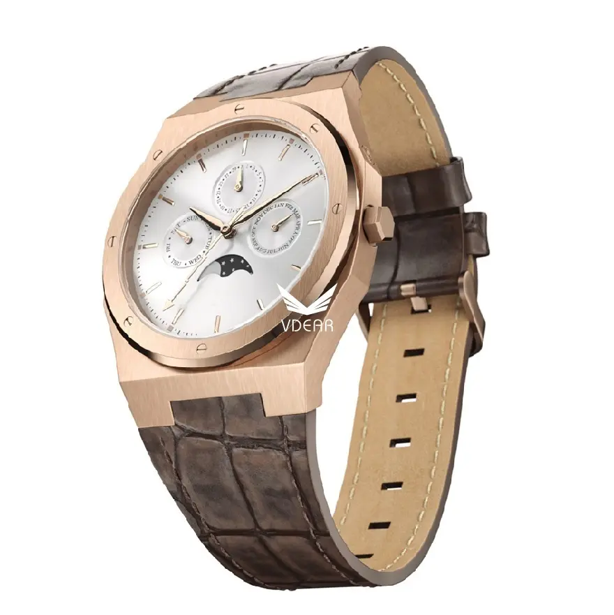 Ultra-Thin Automatic Men's Moonphase Watch 1