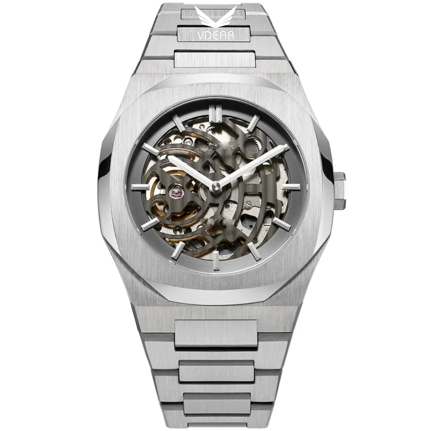 Green Automatic Skeleton Watch, 3OM Waterproof, Luminous Hands 1