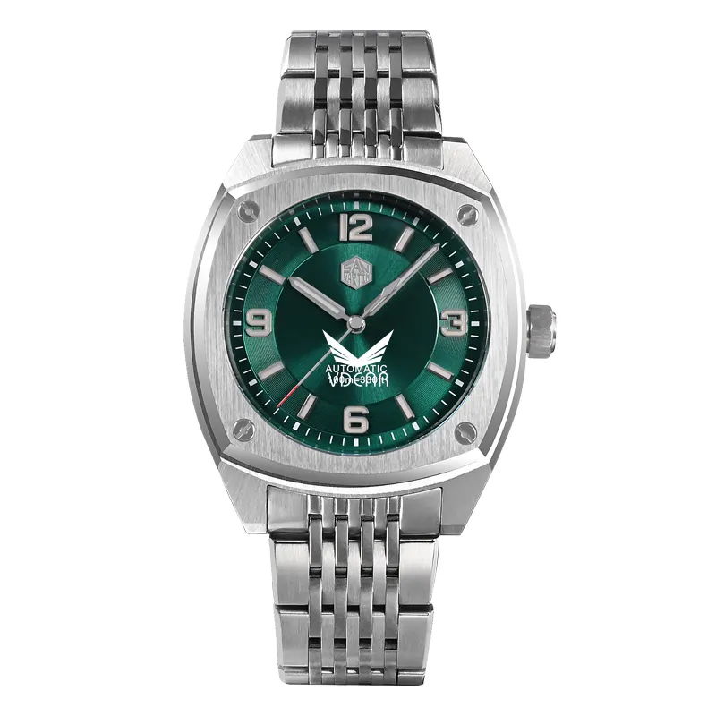 Orologio da uomo VDEAR in acciaio inossidabile automatico elegante 1