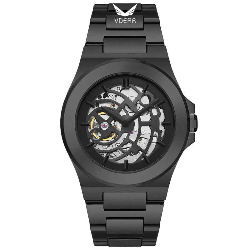 VDEAR Silver Automatic Mechanical Watch 1