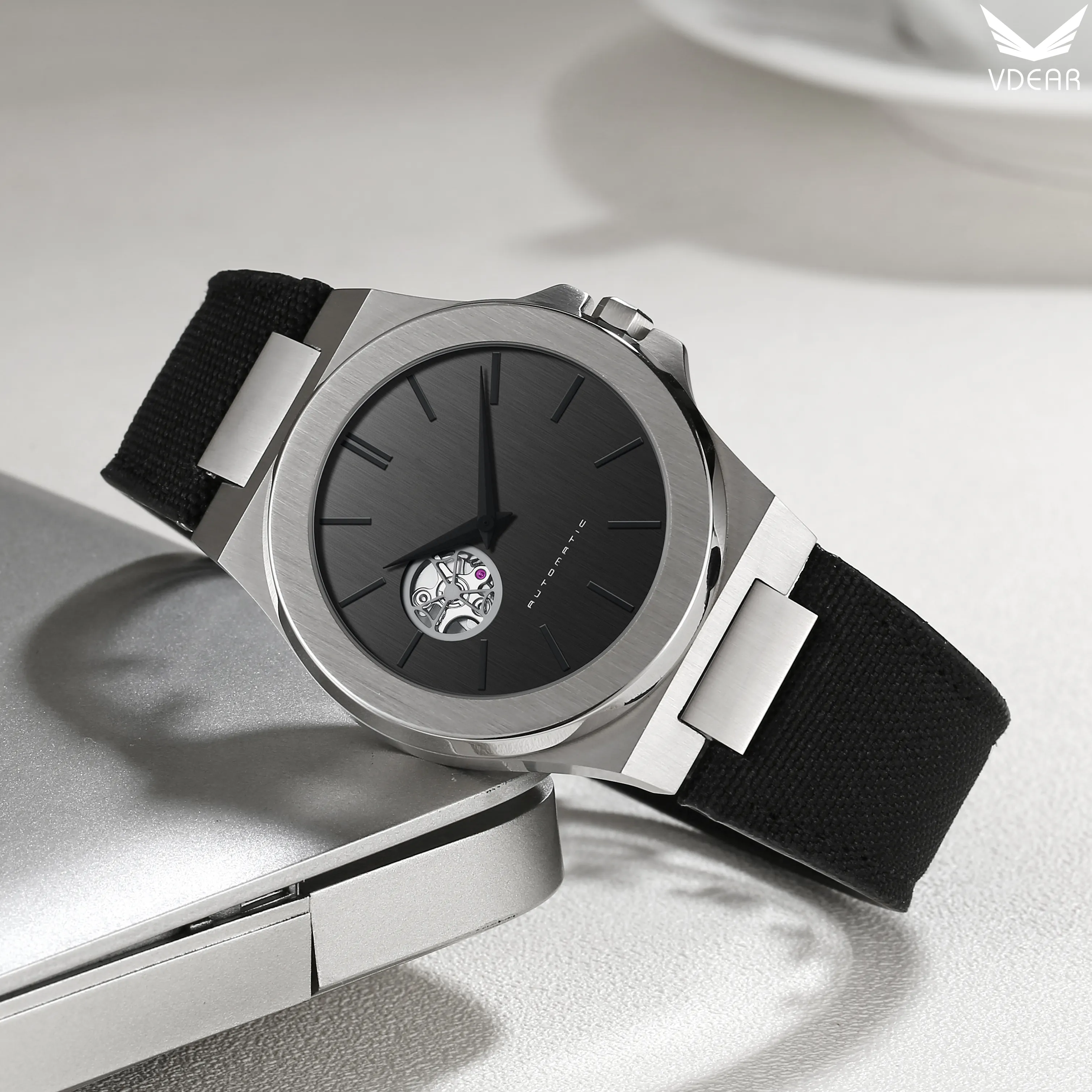 VDEAR Mens Luxury Automatic Watch with Custom Logo - High Quality & Unique 1