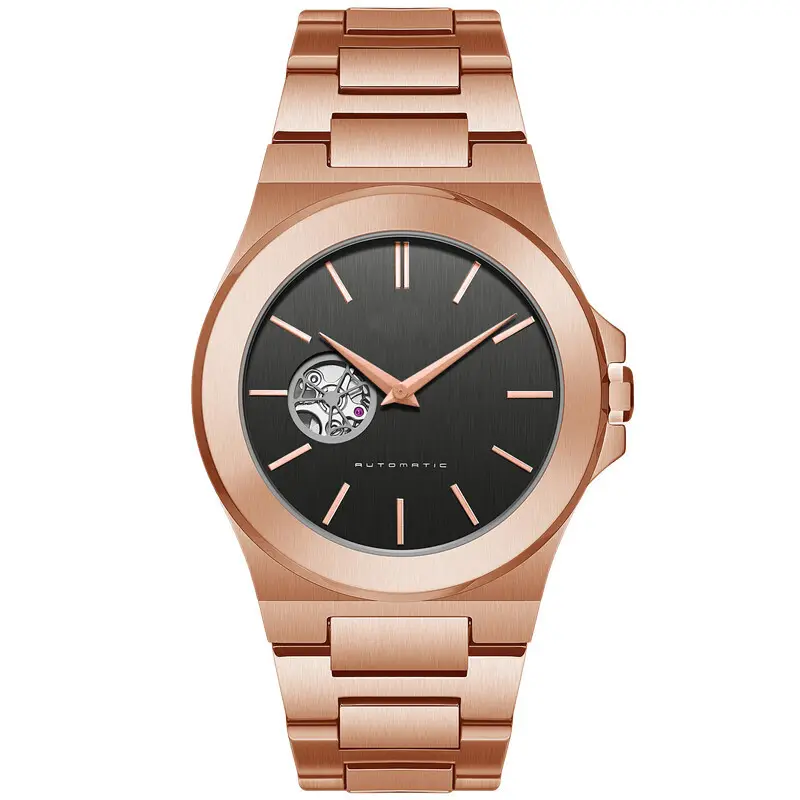 Orologio meccanico Tourbillon VDEAR: acciaio 316 personalizzato, impermeabile, automatico 1