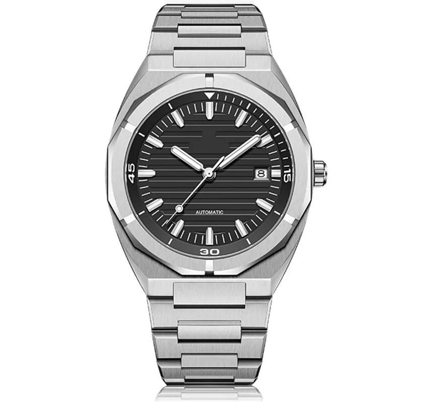 Automatic Stainless Steel Luxury Watch for Men with Custom Logo 1