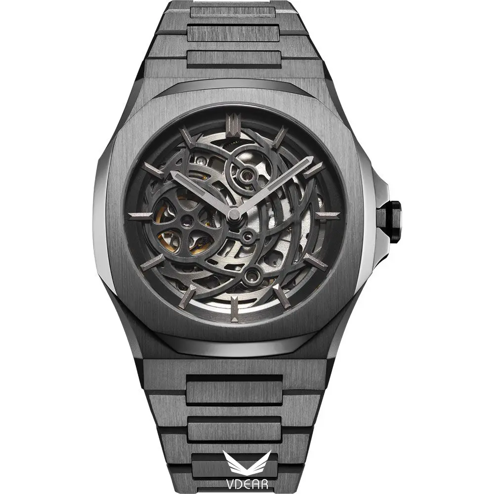 Men's Skeleton Automatic Dive Watch by VDEAR 1