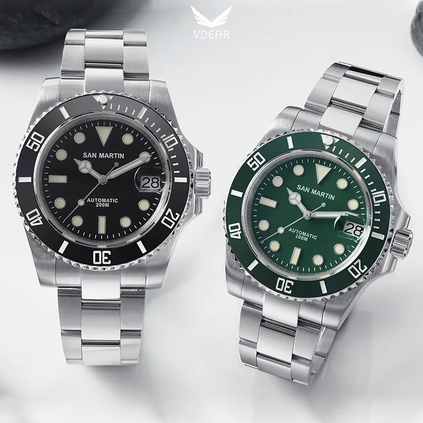 Sapphire Crystal 10atm Waterproof Men's Dive Watch, Automatic Movement 1