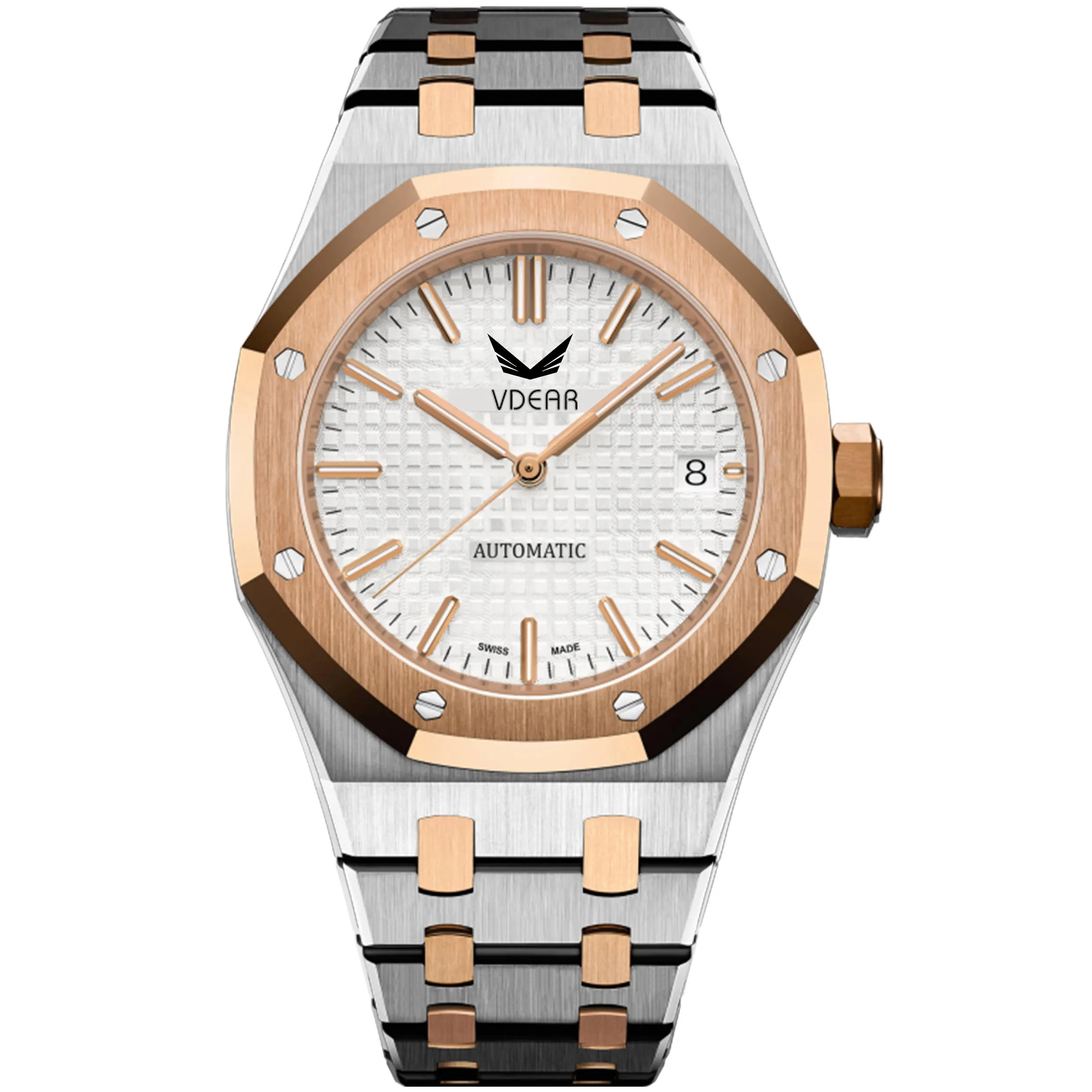 Montre-bracelet mécanique de luxe personnalisable pour homme 1