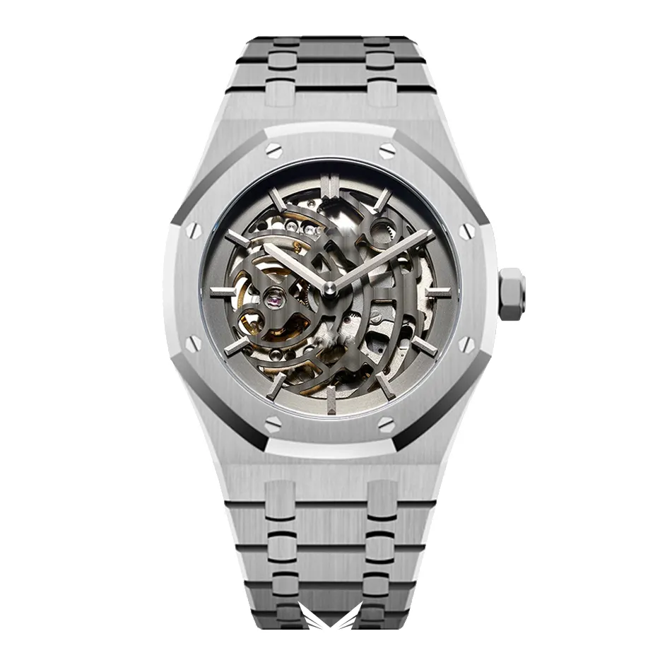 2021 Luxury Automatic Watch - Customizable Face & Logo 1