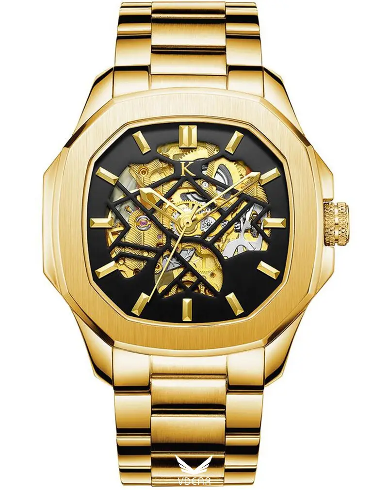 VDEAR Gold Mechanical Watch - Best Budget Option 1
