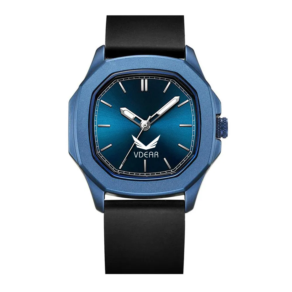 Luxury Octagon Dial Leather Mechanical Watch 1