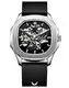 VDEAR Creative Black Hollow Watch - Customize Your Style! 1