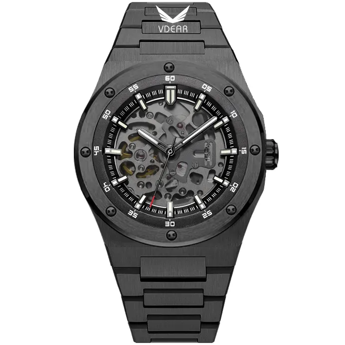 Luxe automatisch mechanisch herenhorloge - logo op maat, hoge kwaliteit 1