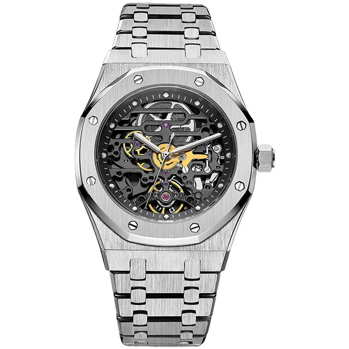 VDEAR Men's Automatic Watch - Luxury Skeleton Dial Customize 1