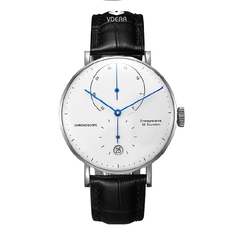 VDEAR Leather Band Automatic Watch - High Performance & Customizable 1