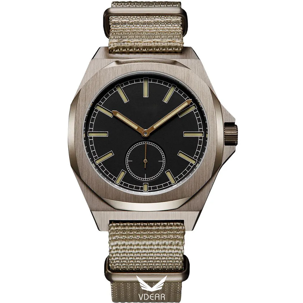 VDEAR Quartz-klocka med nylonrem: Modern och vattentät 1