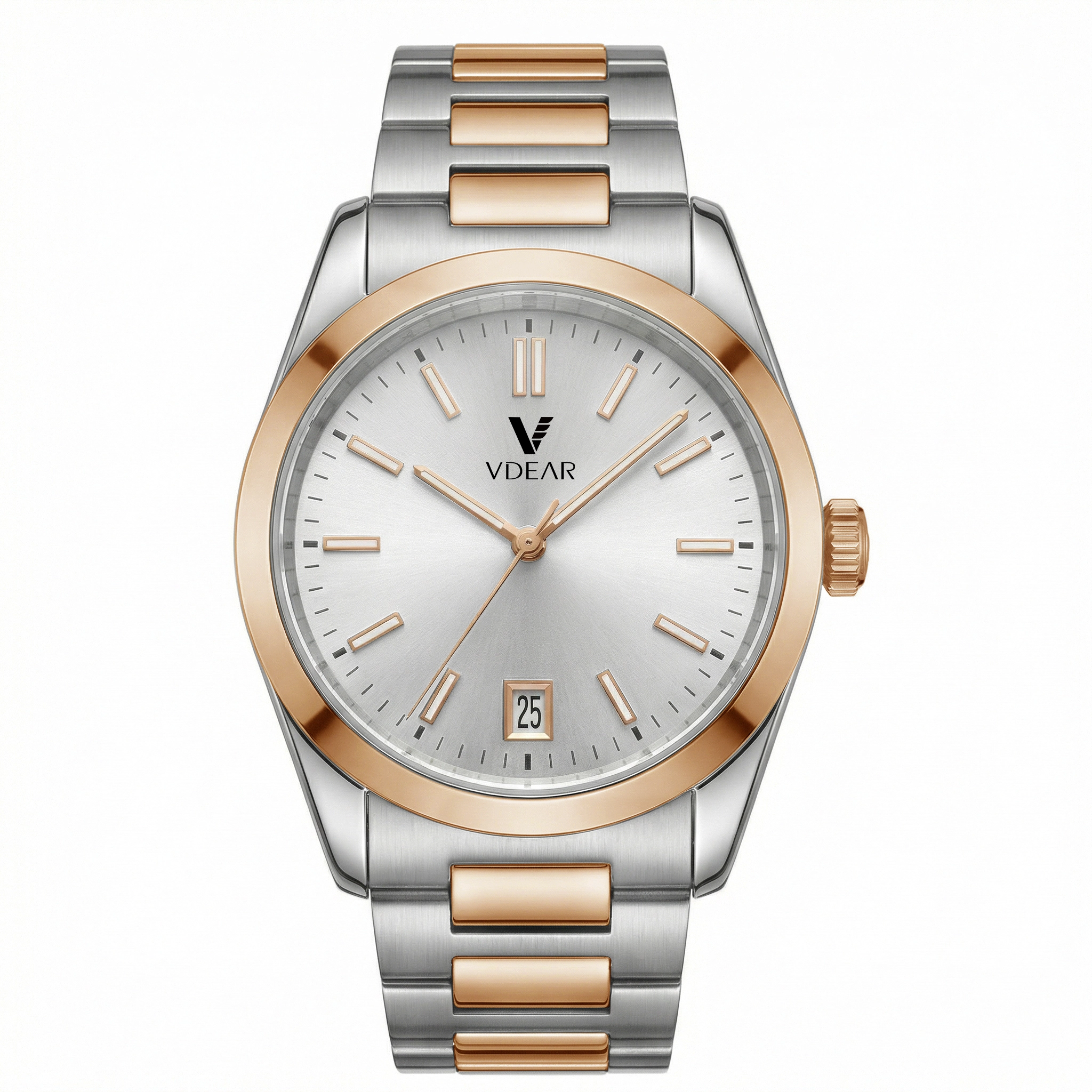 VDEAR - Wholesale New Trends Custom Logo Japan Movement 40mm Arabic Numerals Quartz Watches for Men Luxury 1