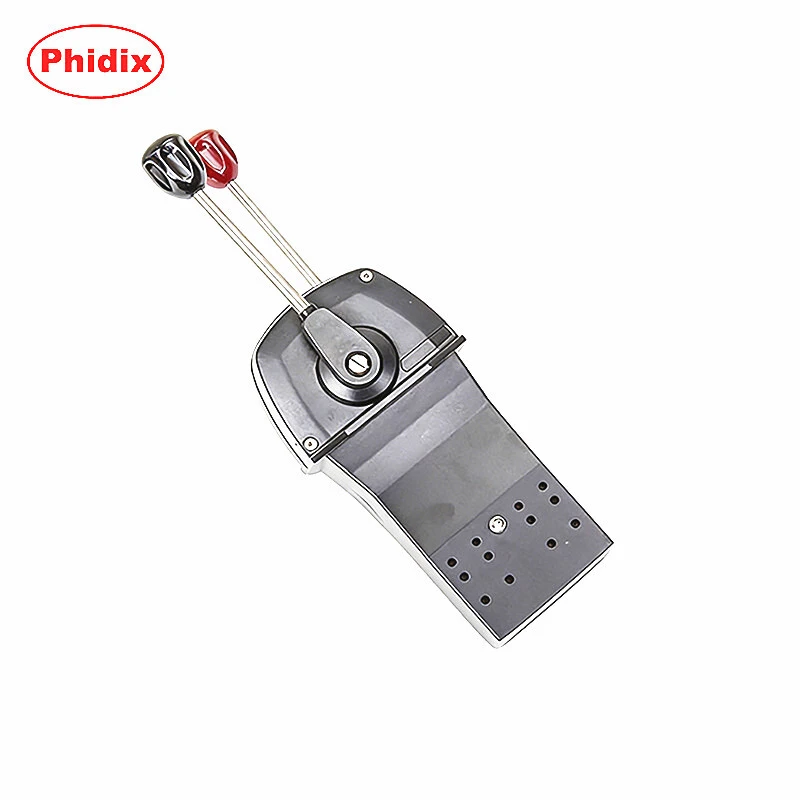 Heavy-Duty Top Mount Engine Control YK6 Dual Lever Push-Pull Marine Throttle Control Lever 1