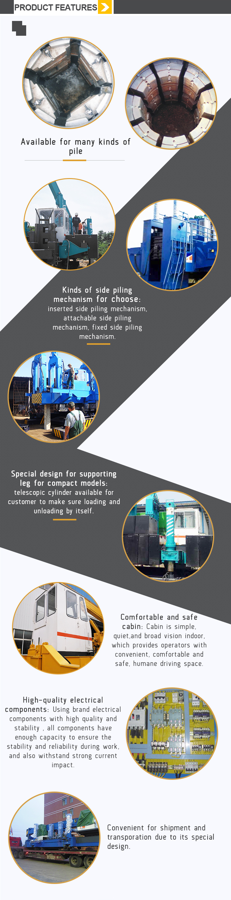 T-works ZYC360B-B1 hydraulic static pile driver