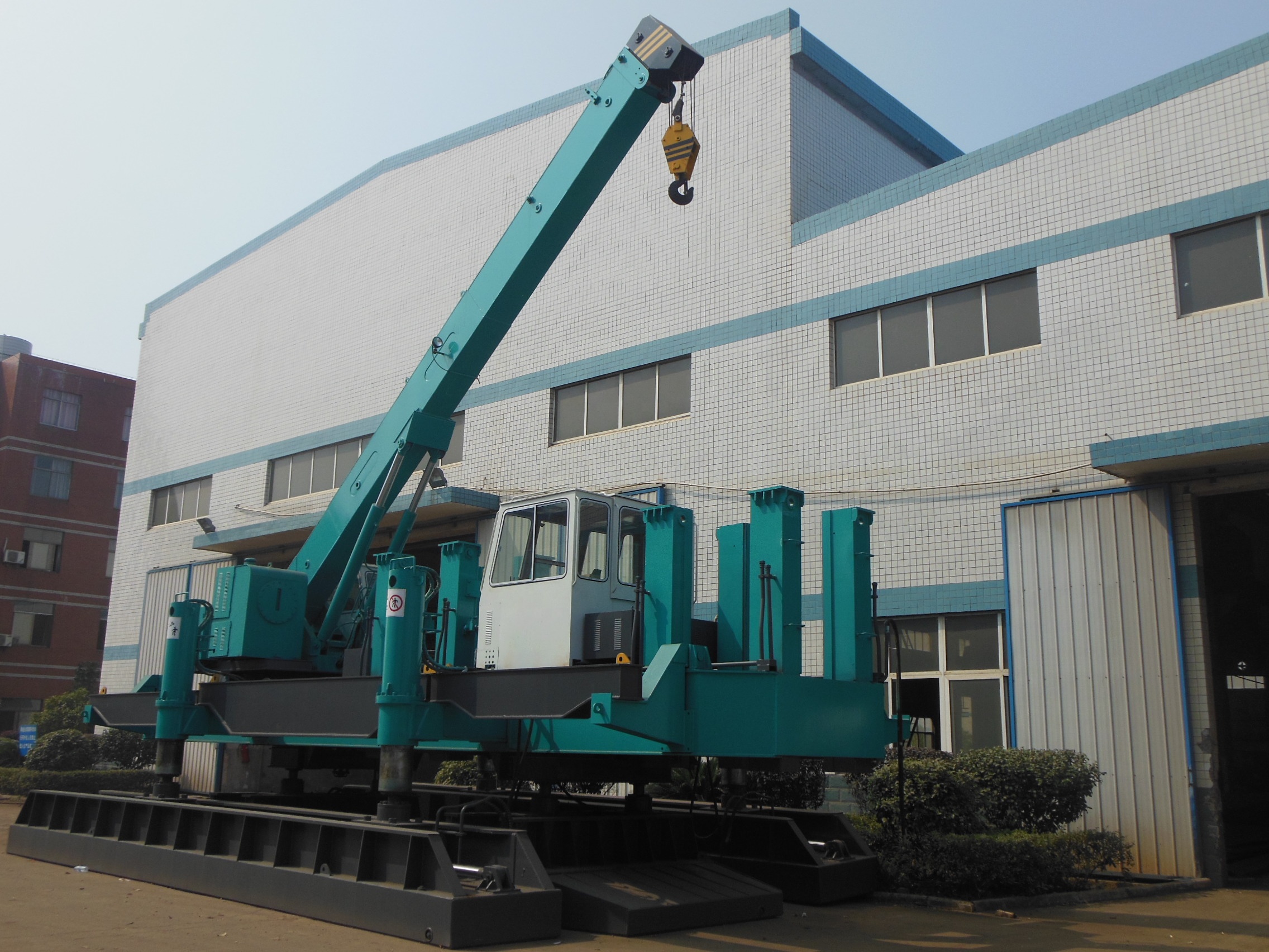 800t hydraulic static pile driver/used crawler piling machine/silent piling machine