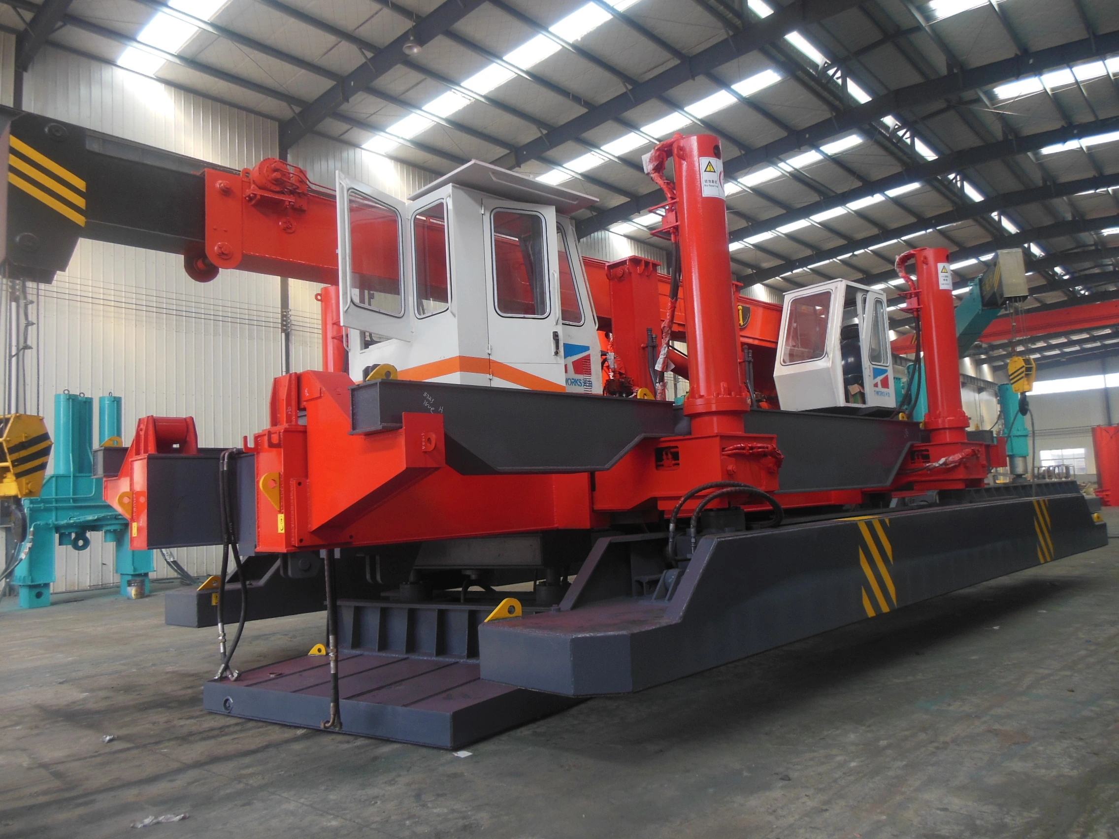 New design ZYC80BS-GB1 hydraulic static pile driver for narrow project and private housing foundation  | T-works 1