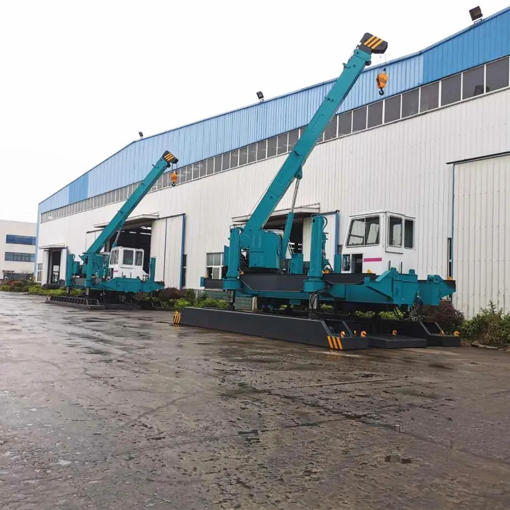 T-works - 180 hydraulic static pile driver for silent piling Hydraulic Static Pile Driver 1