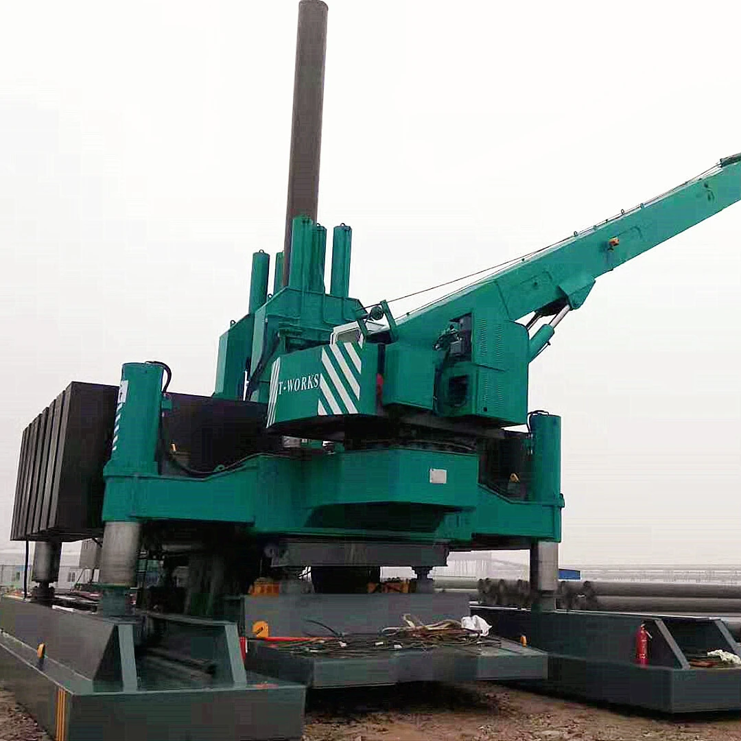 T-works - High Speed and Pressure Pile Driving Machine for Concrete Pile Foundation With Low Noise 1