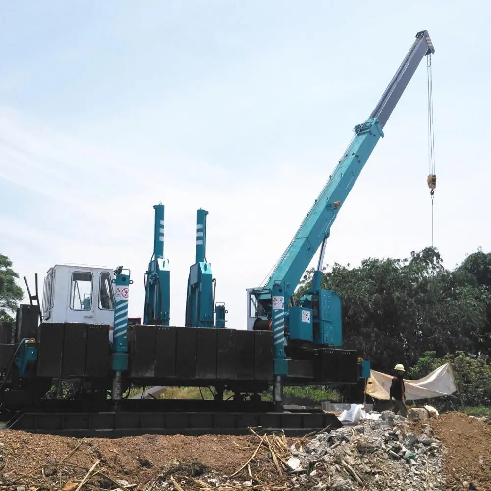 T-works - ZYC120 HSPD for jacking in pile made by T-works Hydraulic Static Pile Driver 1