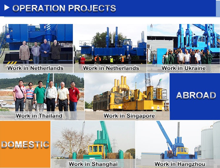 ZYC460B-B1 New piling machine for jacking in pile made by T-works for PHC pile without noise and vibration