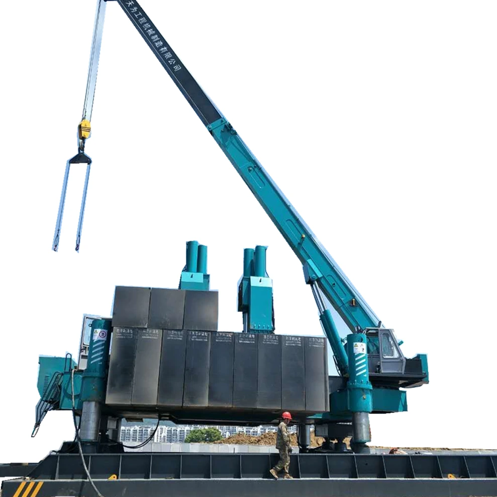 T-works - ZYC100B-B1 hydraulic static pile driver for construction with high speed 1