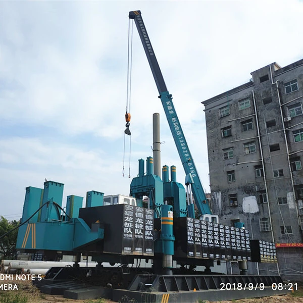 T-works  ZYC800 Foundation construction piling machine with high speed for spun pile Hydraulic Static Pile Driver 1