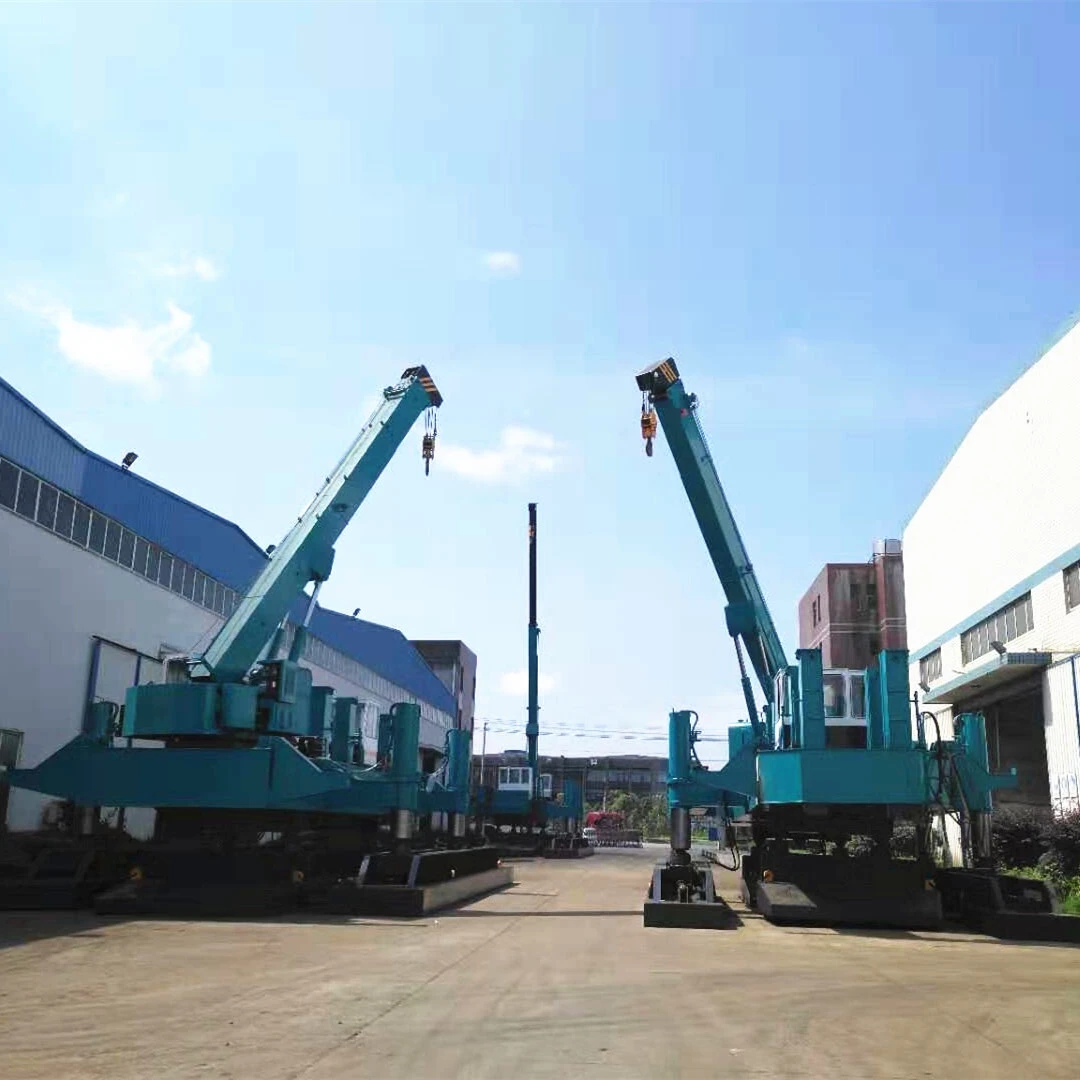 T-works Pile drilling machine with no noise and vibration Hydraulic Static Pile Driver 1