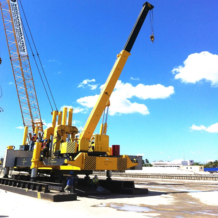 T-works - ZYC 460 Injection pile machine for PHC pile with good price Hydraulic Static Pile Driver 1