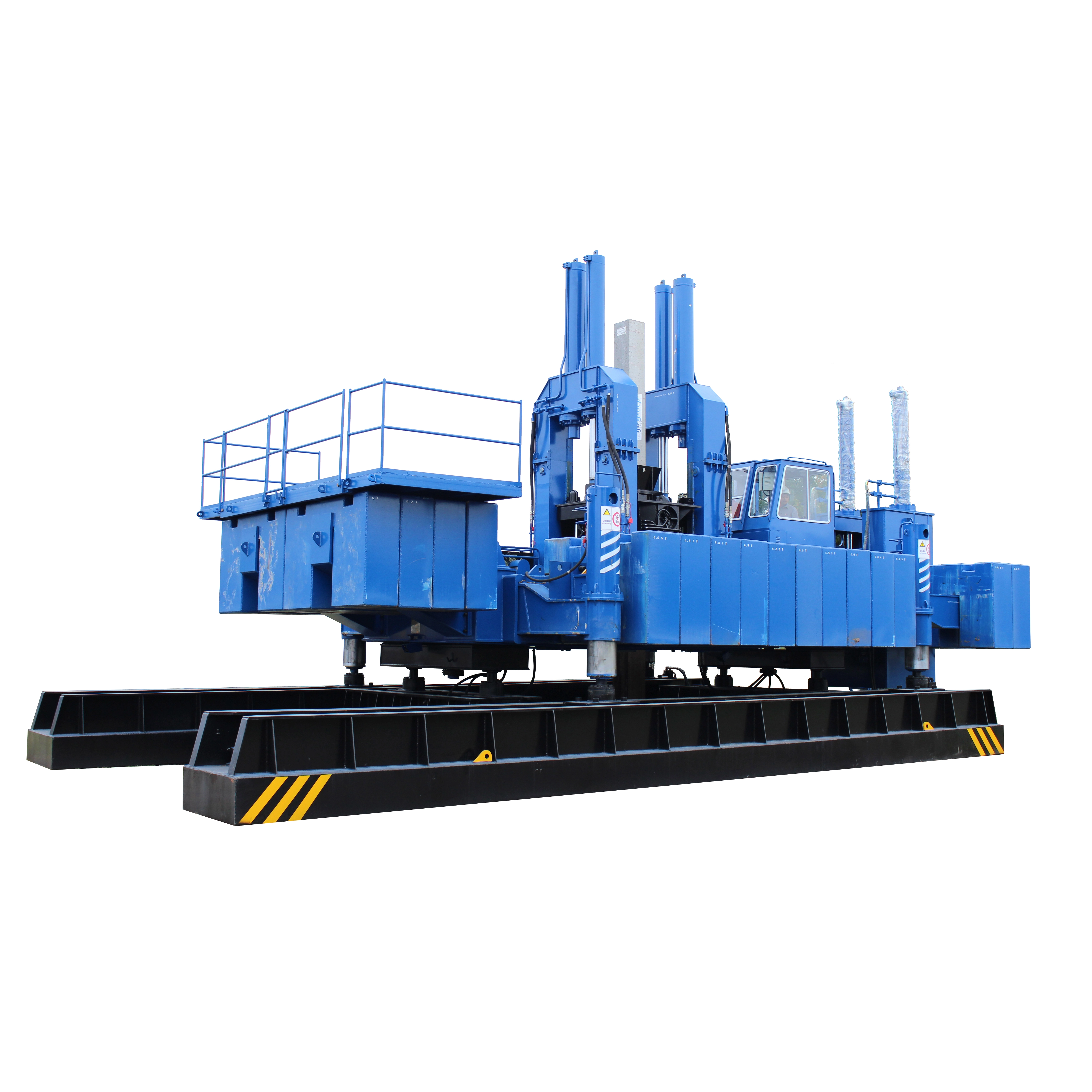 T-works - T-works construction machine for silent piling ZYC460 Hydraulic Static Pile Driver 1