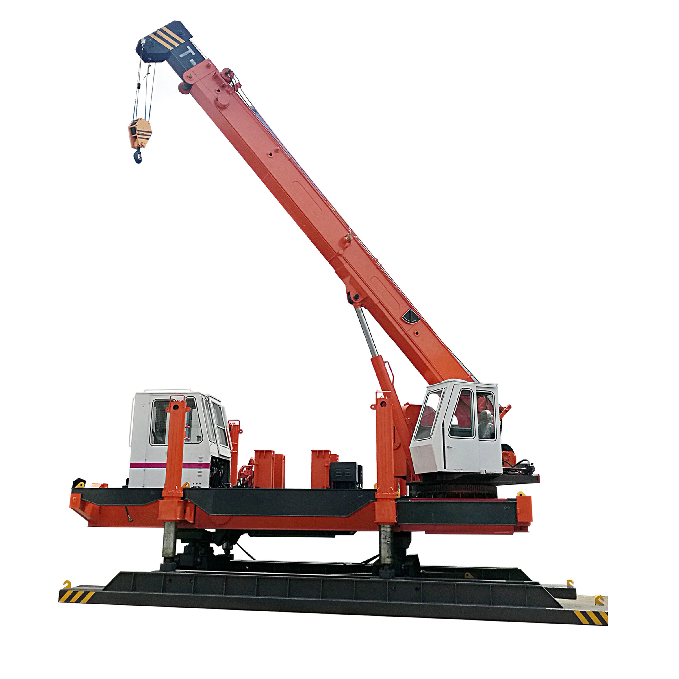 T-works mini construction piling machine for silent piling ZYc120 Hydraulic Static Pile Driver 1