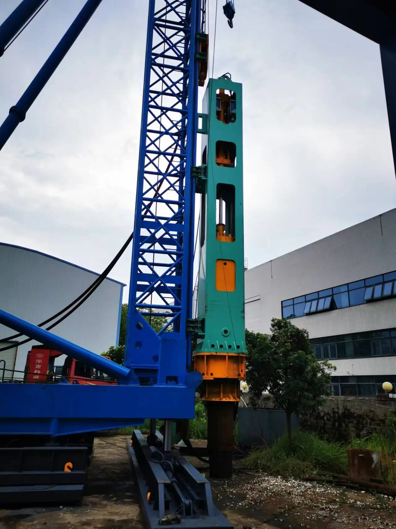 T-works - Double acting hydraulic press cylinder pile driving for precast cast concrete hydraulic piling hammer 1